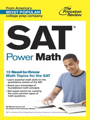 cover image of SAT Power Math